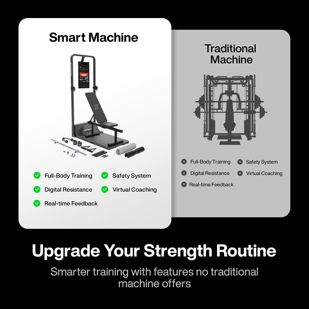 Gym Monster 2S, 2025 New Enhanced, Multi-Functional Home Machine for Full Body Strength Training, 260Lbs Digital Weight System, Smart AI-Powered, All-in-one Workout Station, Squat Rack