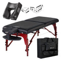 Master Massage 31" Montclair Pro Portable Massage Table with Music Master Crescent Round High Fidelity Sound Face Cradle Cushion, Memory Foam Cushioning, Shiatsu Cable Release, Facial Bed