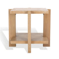 SAFAVIEH Couture Collection Quigley Weathered Grey Square Accent Table