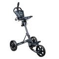 Clicgear Model 4.5 Golf Push Cart, Premium 3-Wheel Foldable Walking Golf Cart (Black)