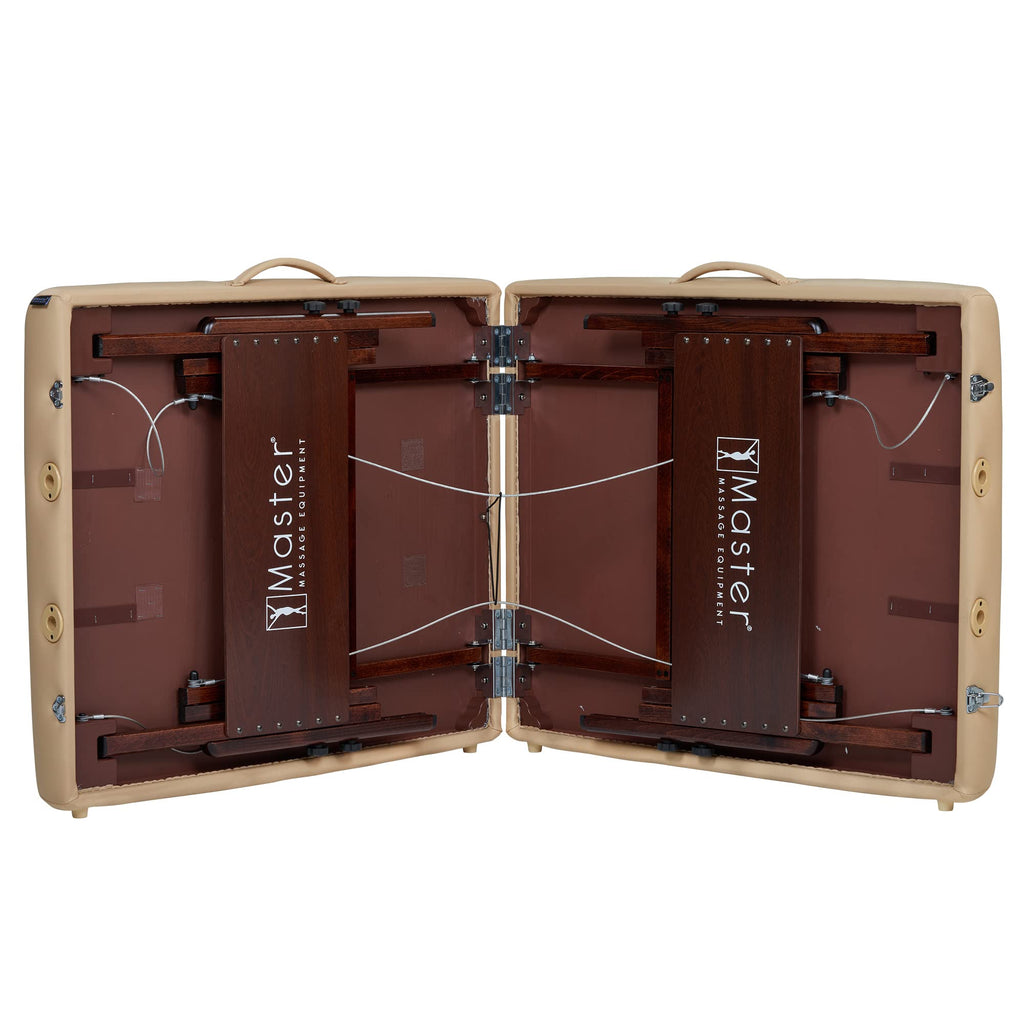 Master Massage 30" Del Ray Pro Portable Massage Table (30" Width x 84" Length) with Adjustable Table Height, 750lbs. Working Capacity- Massage Bed, Tattoo Table, Lash Table