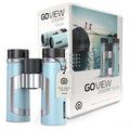 GOVIEW ZOOMR 10x34 Binoculars for Adults | Lightweight | BAK4 Prism with Fully Multi-Coated Optics | Smartphone Adapter Compatible | Waterproof IPX5/6 PORTR™ Strap with Easy Click Closure - Miami Blue