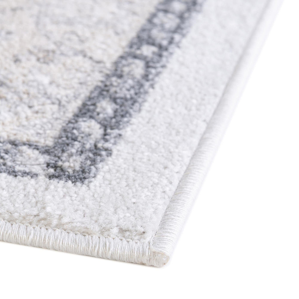 Unique Loom Parker Collection Area Rug - Merakli (10' x 14' Rectangle, Ivory/ Black)