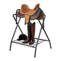 CHYLMAPHEN 1pc Folding Saddle Rack Portable Freestanding Horse Saddle Stand 132 LBS for Horses Blanket Stall Supplies Accessories