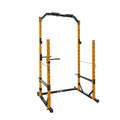 CAP Barbell Multi-Use Power Rack – Heavy-Duty Power Cage with Pull-Up Bar, Dip Handles, and J-Cup Catches – Strength Training Gym Rack for Home or Garage Gym | Orange