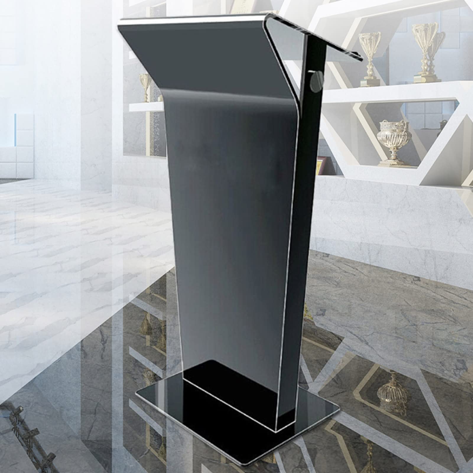 Lectern Podium Stand,Vertical Podium School Training Lecture Church Event Celebration Host Stage Hotel Reception Desk