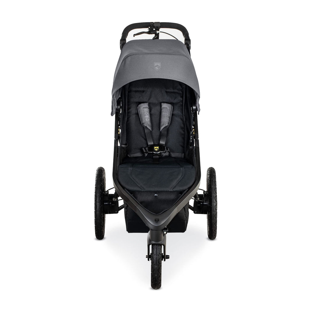 BOB Gear Wayfinder Jogging Stroller with Independent Dual Suspension, Air-Filled Tires, and 75-Pound Weight Capacity, Storm