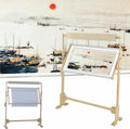 Embroidery Hoops Stand, 360 Degree Adjustable Embroidery Stand,Cross Stitch Frame Stand,Wooden Frame Cross Stitch Floor Stand for Cross Stitch Needlework Art Craft Sewing~/