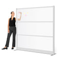 Stand Up Desk Store Aesthetic Modular Room Divider Wall | 70" W x 70" H Office Partition Walls & Cubicle Wall Dividers | Lightweight, Durable, Translucent Partition Wall Divider for Workspaces