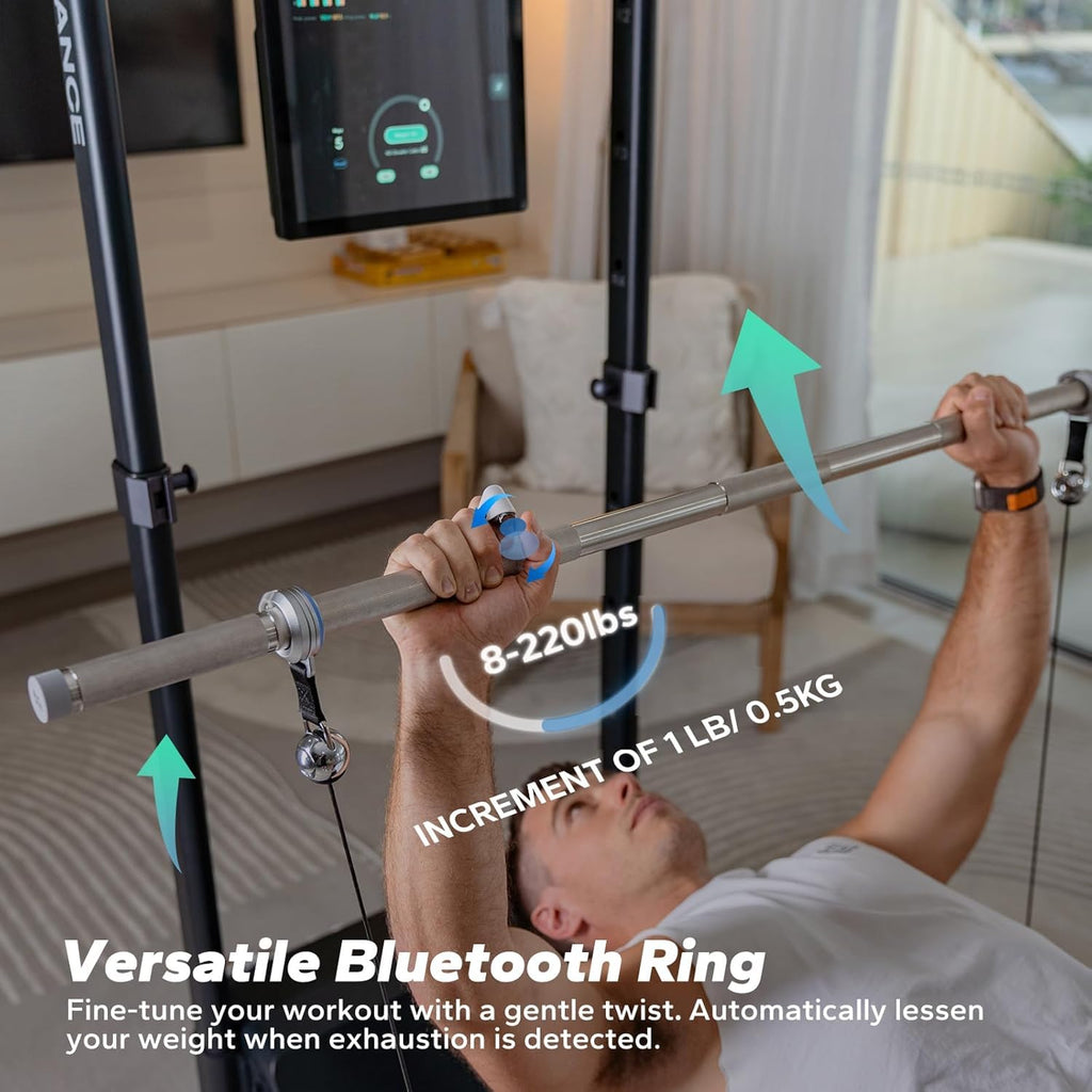 Speediance Gym Monster Smart Home Gym, Multifunctional Strength Training Machine, Smith Machine Power Cage Workout Station, Squat Rack Cable Machine, Full Body Fitness Equipment for Home Workout