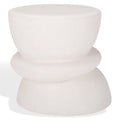 SAFAVIEH Couture Collection Henrietta Contemporary Ivory Concrete Accent Table (Fully Assembled)