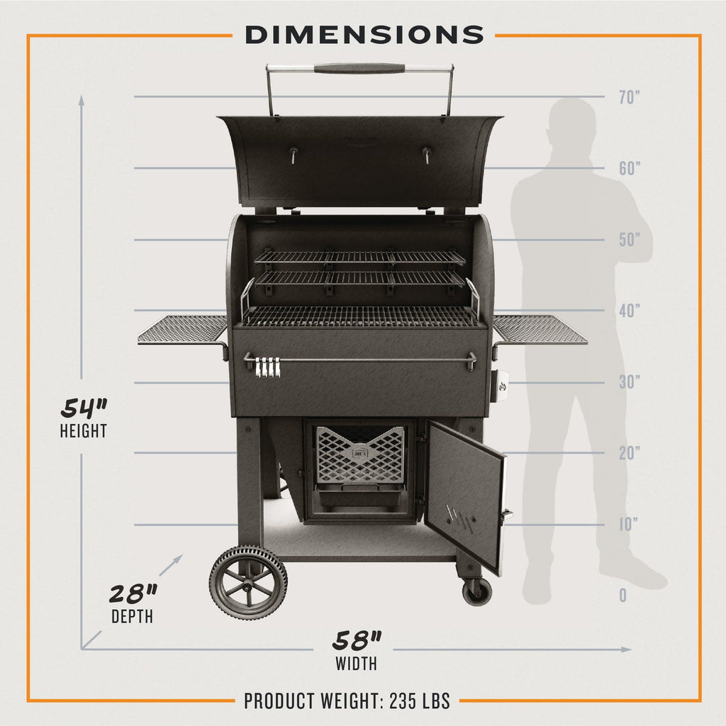 Oklahoma Joe's Marshal Centerbox Smoker, Black - 23202164