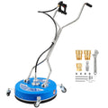 RIDGE WASHER 20’’ Pressure Washer Surface Cleaner, 4500 PSI Surface Cleaner with Dual Handle, Power Washer Surface Cleaner Attachment with Wheels for Cleaning Driveways, Sidewalks, Patios