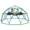 Merax 12FT Climbing Dome with Hammock, Outdoor Geometric Dome Climber Play Center for Kids 3-10 Supporting 1000 lbs, Easy Assembly Jungle Gym