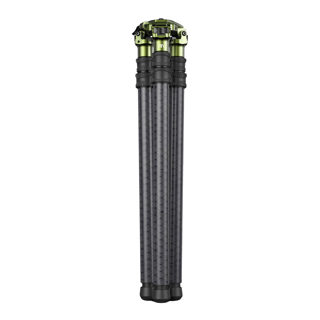 FatBoy Tripods Elevate 3 Section Tripod - Carbon Fiber and Aluminum Tripod with Durable Frame, Lightweight, Stable Design, Bubble Level, Adjustable Legs, and Hands-Free Operation for Hunting, Shooting