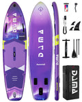 DAMA Extra Wide All-Around Stand Up Paddle Board, 450 lbs Capacity, Stable Design for Beginners, for 2+1 People and Pets, 11'6" x 34" x 6", Family Use on Lakes, Rivers and Coastal Waters