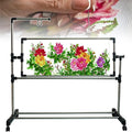Embroidery Stand, Adjustable Cross Stitch Holder, Stainless Steel Floor Frame ,with Pulley ,for Cross Stitch, Craft, and Sewing Projects