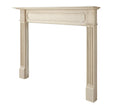 Pearl Mantels ARYB50111 Easy Slim Profiled Transitional Styled Wood Mantel Surround, 50" W x 42" H, Unfinished