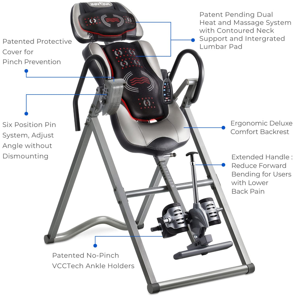Innova ITM6000 Advanced Heat and Massage Therapeutic Inversion Table