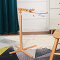 Wooden Embroidery Stand, Needlework Floor Frame, Standing Embroidery Lap Table, Size Adjustable Cross Stitch Floor Stand for Embroidery and Cross Stitch Lovers
