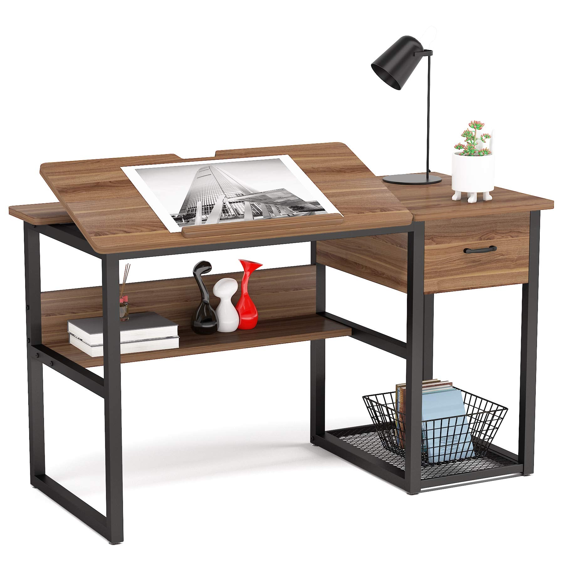 LITTLE TREE Drafting Table Artist Drawing Computer Desk