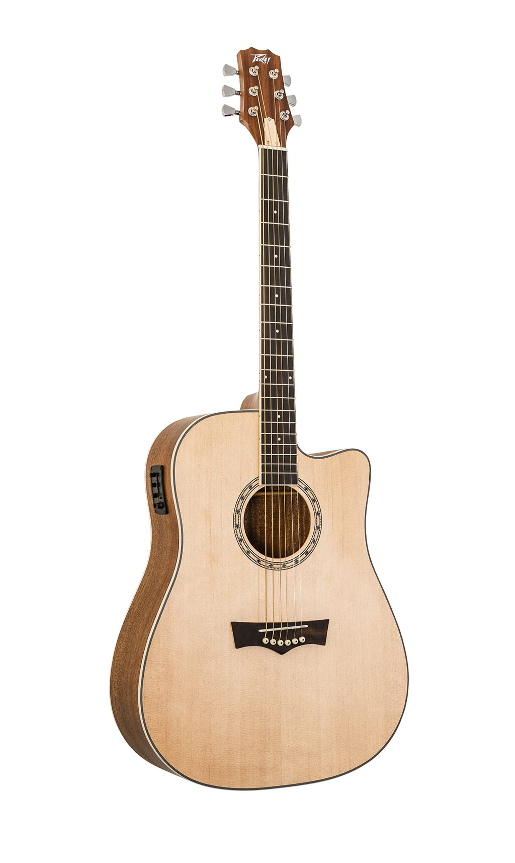 Peavey Delta Woods™ DW-2 CE™ Solid Top Cutaway Acoustic-Electric Guitar with Electronics and Case