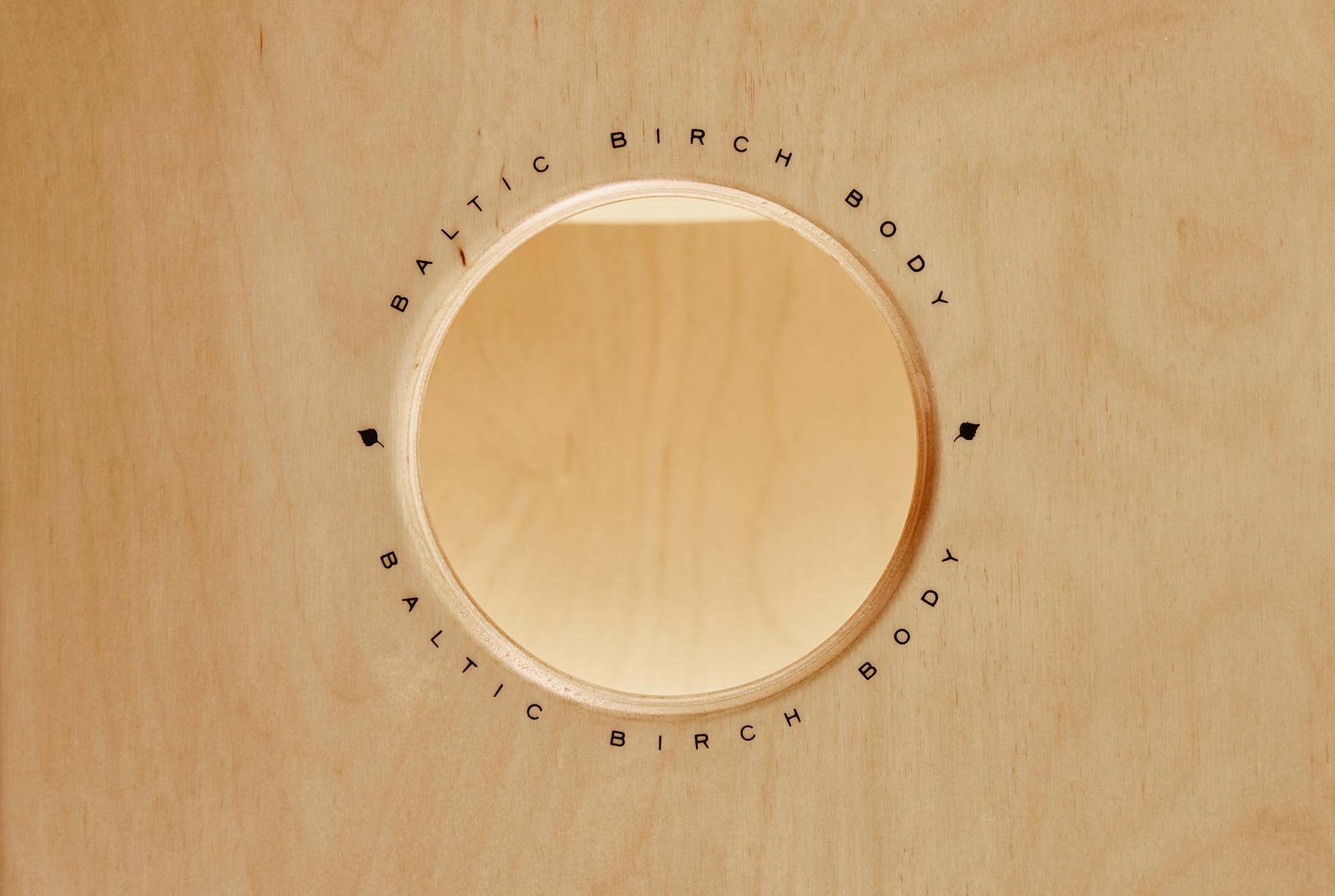 Pickup String Cajon Box Drum with Electronics for Amp or PA System and Snare Effect — NOT MADE IN CHINA — Play with Your Hands, Baltic Birch, 2-YEAR WARRANTY