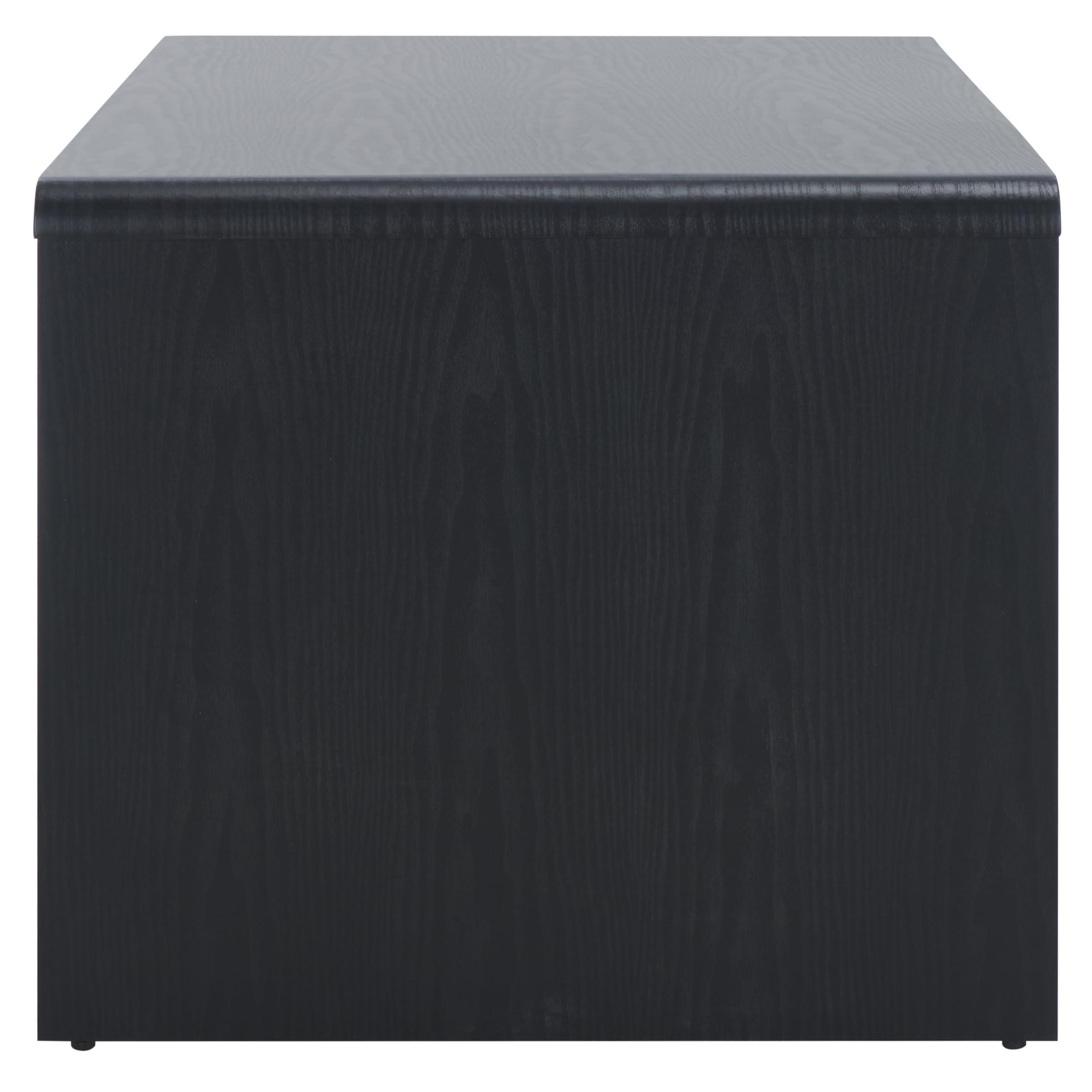SAFAVIEH Home Collection - Arsenio Coffee Table, Black Finish with Lower Shelf (COF3100B)