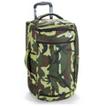 Cookies Trek Roller Smell Proof Travel Bag – Oversized Rolling Luggage with Double Zipper, Durable Nylon Canvas Build, Extra Large Storage for Travel, Gear, Road Trips & Streetwear Carry – Green Camo