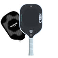 CRBN Pickleball - TruFoam Genesis - Carbon Fiber Pickleball Paddle - First-Ever 100% Foam Core Performance Paddle (Elongated w/Long Handle)