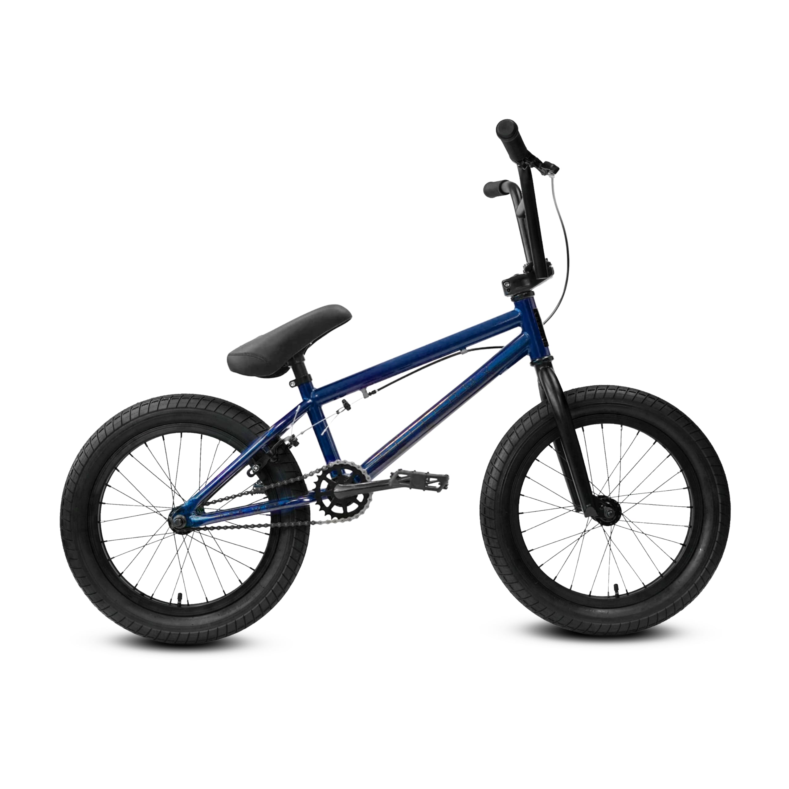 Elite BMX Freestyle Bike, Durable Steel Frame, Available in 16", 18", and 20" Sizes. New Sizes 26" and 29" BMX Bicycles. (PW - Blue, 16")