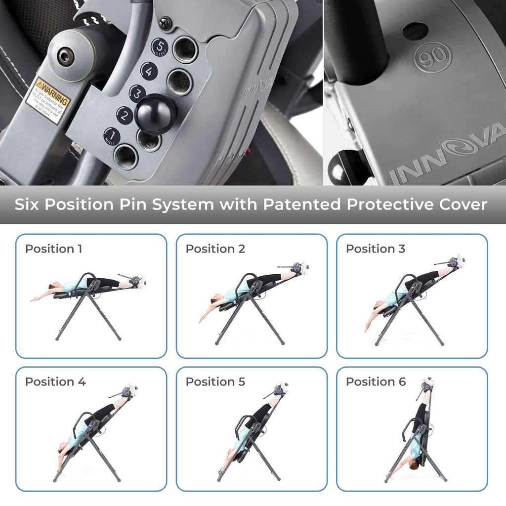 Innova ITM5000A Therapeutic Heat and Shiatsu Massage Inversion Table