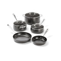 All-Clad HA1 Hard Anodized Nonstick (8-Piece) Pots and Pans Set Non Stick Cookware Sets, Oven Broiler Safe 500F, Black