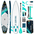 TIDETREK 11'6" Inflatable Stand Up Paddle Boards, Premium SUP Accessories, Non-Slip Comfort Deck for Youth & Adults (Midnight Tide)