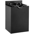 BarberPub Modern Shampoo Backwash Sink Station with Shampoo Bowl, Spa Salon Beauty Equipment with Engineered Wood, 22.8" (L) x 36.2" (H) x 18.7" (D) 6154-7134, Black