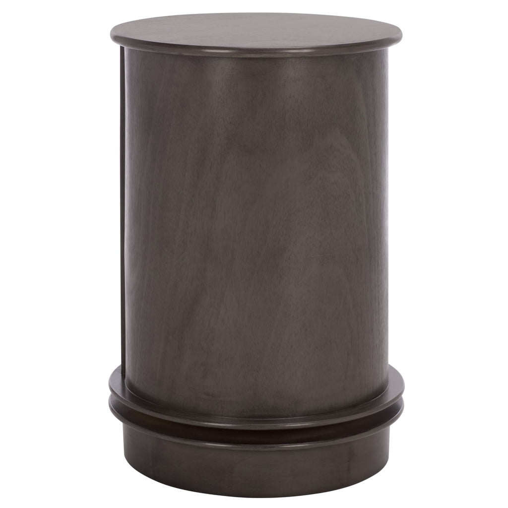 SAFAVIEH Furniture - Tabitha 1-Drawer Accent Table - Black - Solid Wood - Farmhouse Storage Design - Ideal for Living Room, Entryway, Home Office, 17.7"W x 17.7"D x 26"H - Fully Assembled (AMH5712H)