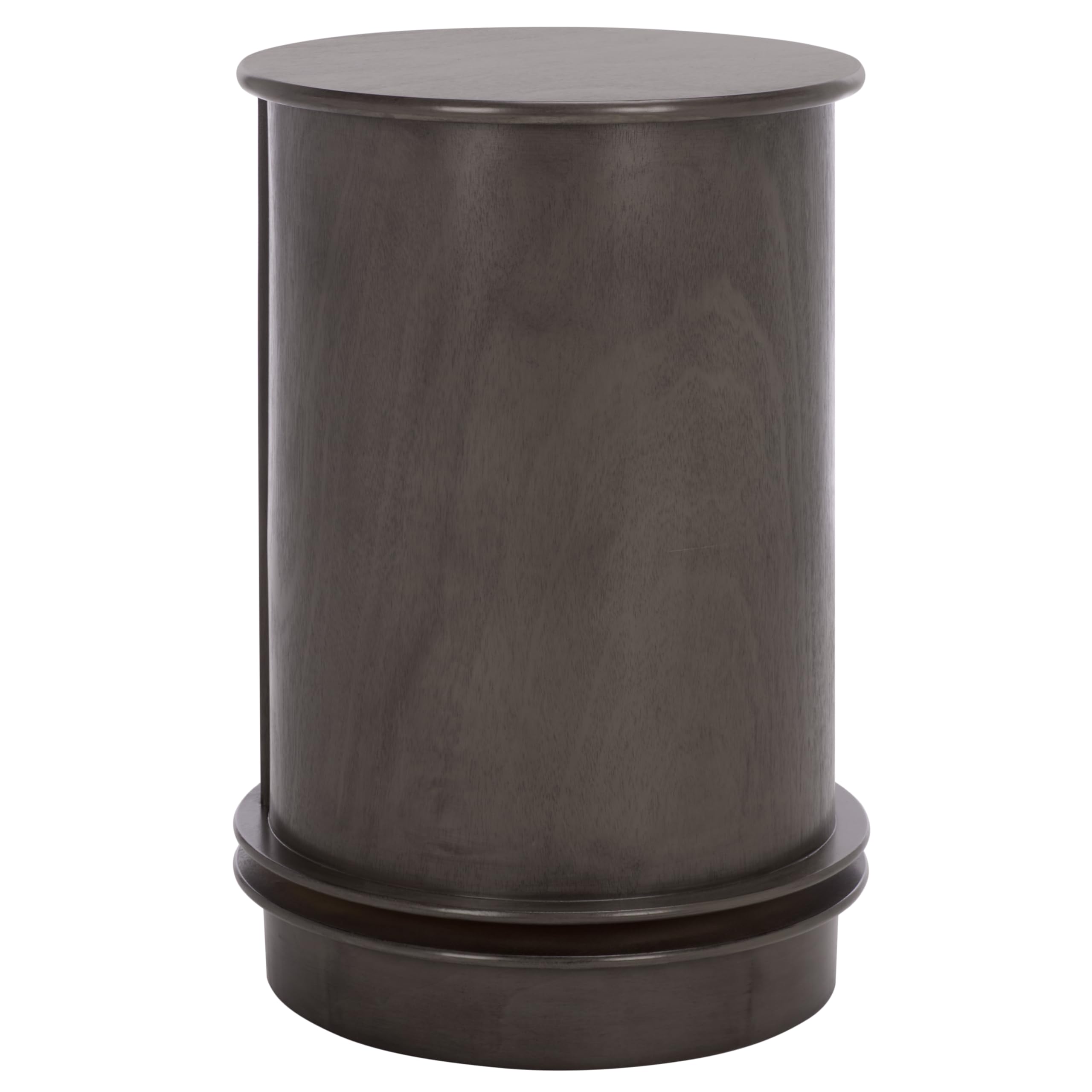 SAFAVIEH Furniture - Tabitha 1-Drawer Accent Table - Black - Solid Wood - Farmhouse Storage Design - Ideal for Living Room, Entryway, Home Office, 17.7"W x 17.7"D x 26"H - Fully Assembled (AMH5712H)