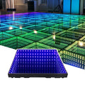 MOKA SFX Infinity Led Dance Floor Panels Mirror 3D Effect Magnetic Connect 8x8ft 25PCS/LOT