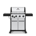 Broil King 865364 Crown S 440 4-Burner Propane Gas Grill in Stainless Steel with Side Burner