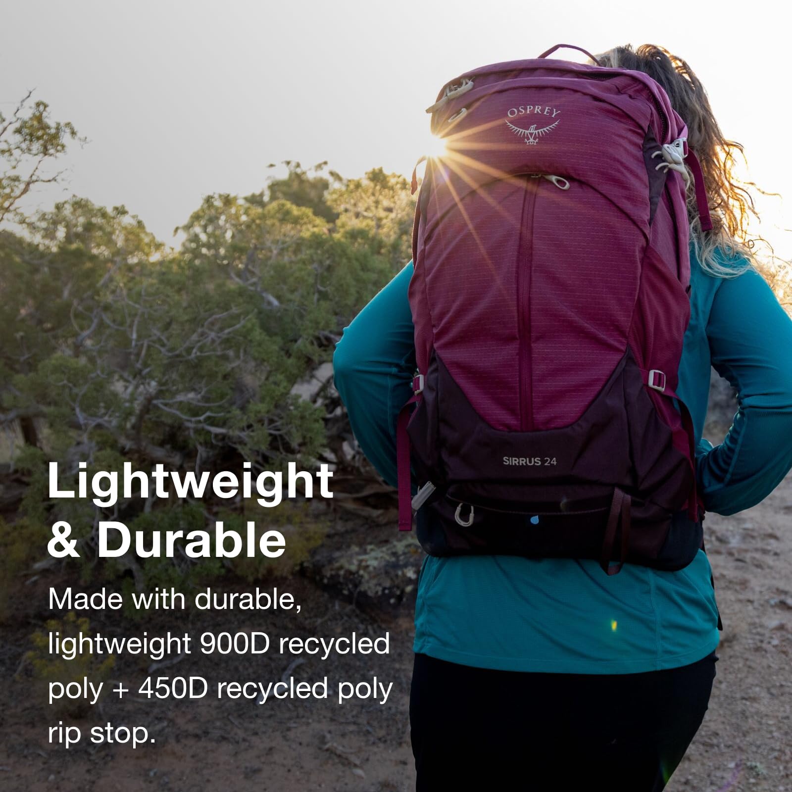 Osprey Sirrus 36L Women's Hiking Backpack, Succulent Green