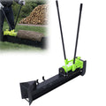 SRECELL 10 Ton Manual Hydraulic Log Splitter, Horizontal Steel Beam Wood Splitter with Wheels, Portable Cordless Firewood Splitter for Fireplace, Stove & Outdoor Use