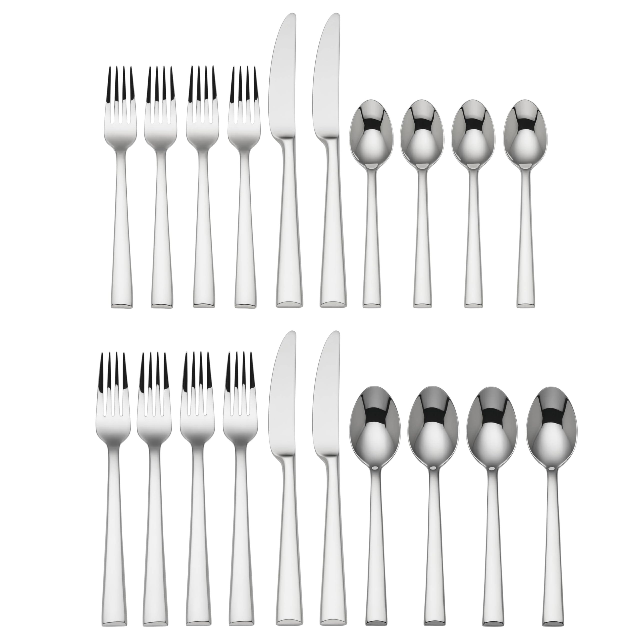 Lenox 828372 Continental Dining 20-Piece Flatware Set