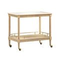 Tov Furniture Slosh Natural Ash Bar Cart