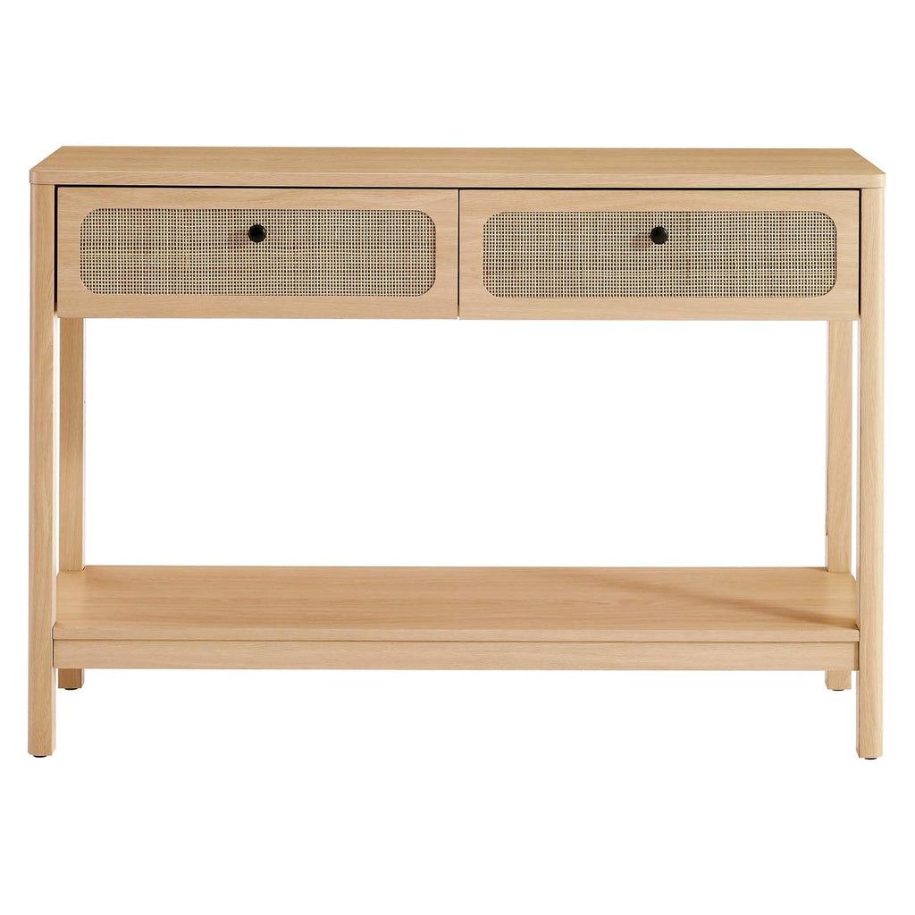 Modway EEI-6797-OAK Chaucer Wood Entryway Console Table, Oak