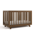 Storkcraft Beckett 3-in-1 Convertible Crib – GREENGUARD Gold Certified, Fits Standard Crib Mattress, Converts to Toddler Bed and Daybed, 4 Mattress Heights, Grow-with-Me Design (Hazelnut)
