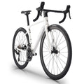 SAVADECK Carbon Fiber Lightweight Road Bike – Full Carbon Frame, Fork, Handlebar & Seatpost, Hydraulic Disc Brake with Shimano 105 R7100 24-Speed Drivetrain – Racing Bicycle for Adults(White,52cm)