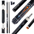 KONLLEN Carbon Fiber Pool Cue 2.0, 58-inch Low Deflection Billiard Stick for Adults with 12.5mm Tip and Pro Taper