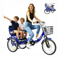 Adult Tricycle, 20 inch Folding Tricycle 3 Wheel Bike for Women,Men,Seniors, Cruiser Bike 3 Wheel Trike for Shopping Load 450Ib (1)