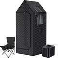 YXKJZHF Portable Sauna Box for Home Spa Full Body, Personal Steam Sauna Tent Steam Room with 3L Steamer, 1000W, 110V