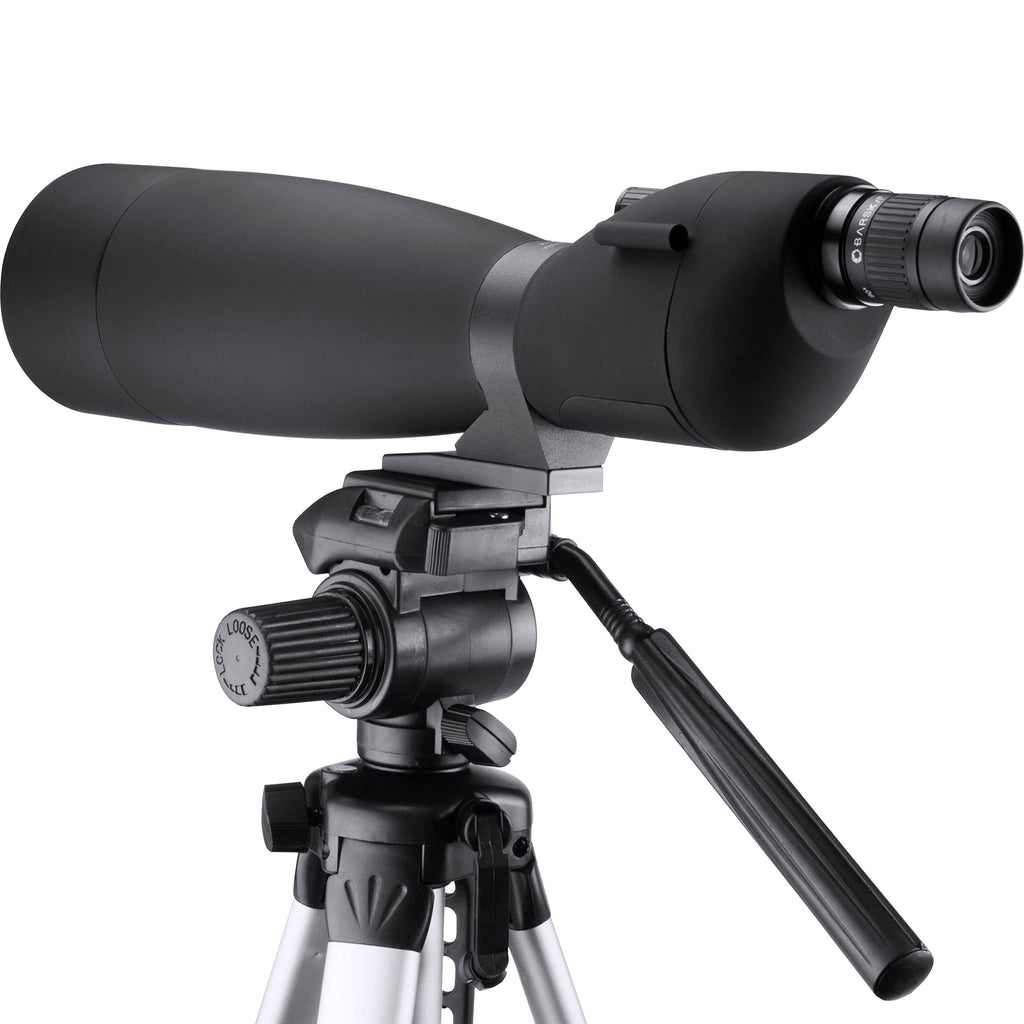 Barska Colorado 30-90x90mm Straight Spotting Scope with Tripod – Waterproof, Fully Coated Optics, Sunshade, and Carrying Cases